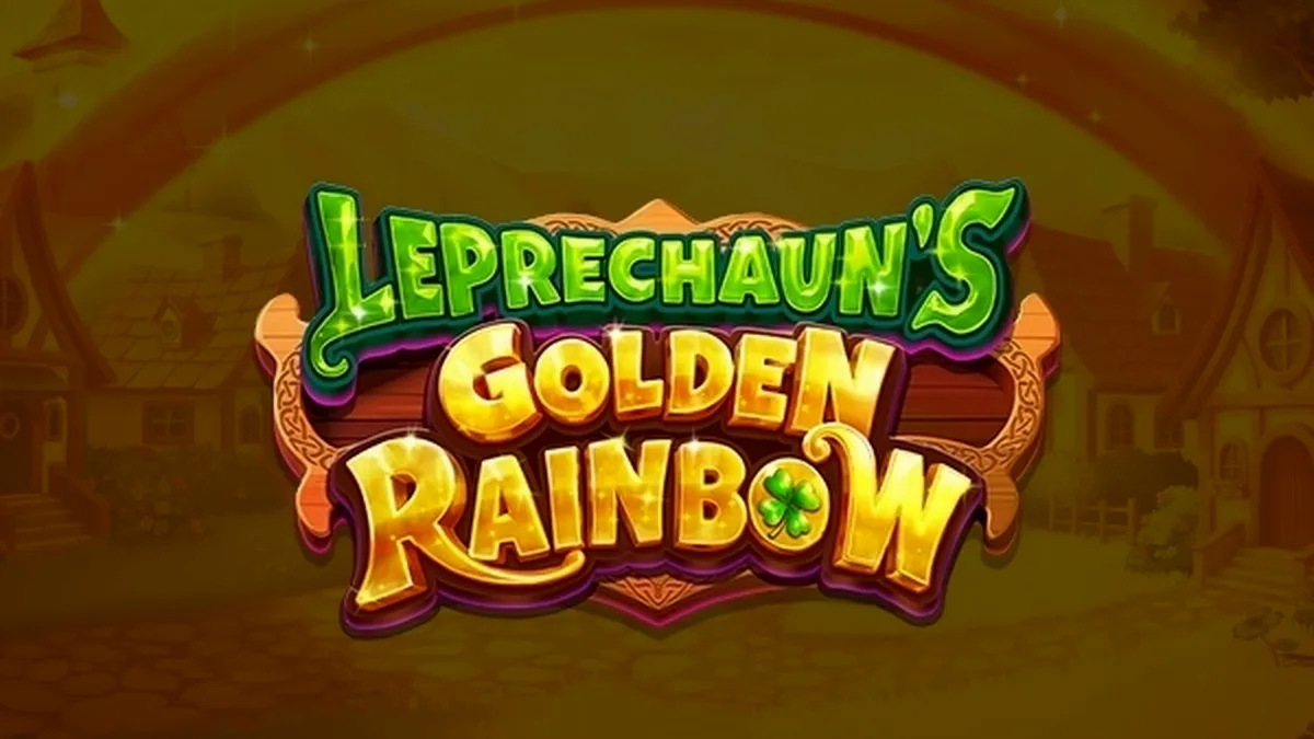 Cenário sombrio e místico do slot Leprechaun's Golden Rainbow